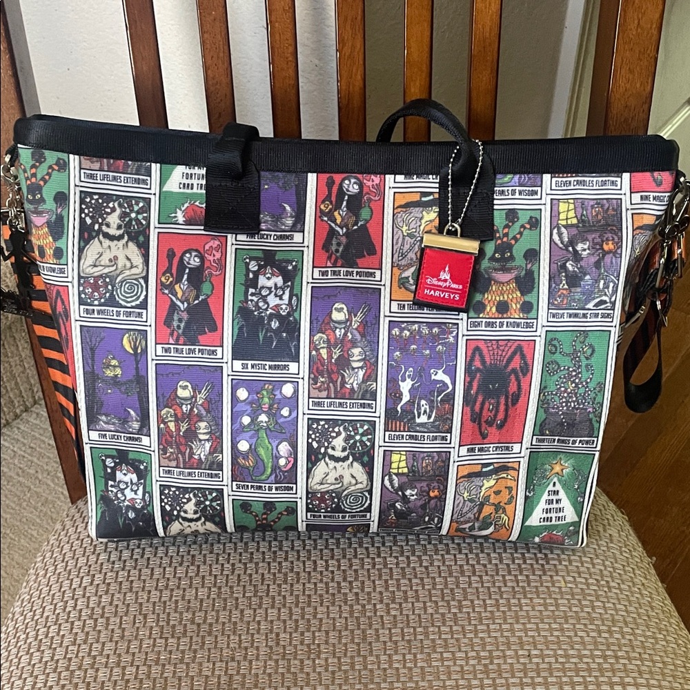 Harveys Disney Nightmare Before Christmas Tarot Card vertical streamline tote